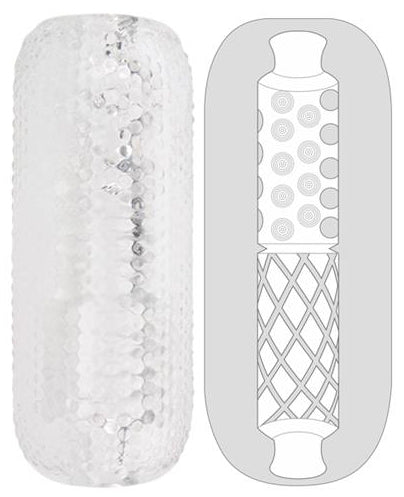 Gaine de masturbation Palm Stroker N3 - 12.5cm transparente
