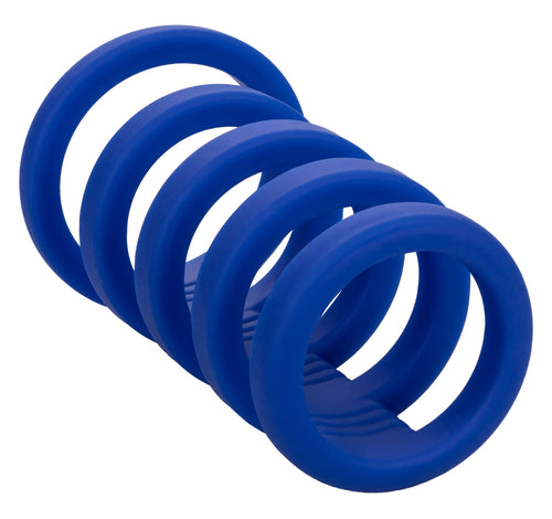 Gaine de pénis 5 Cockrings Xtreme Cage Admiral 9cm