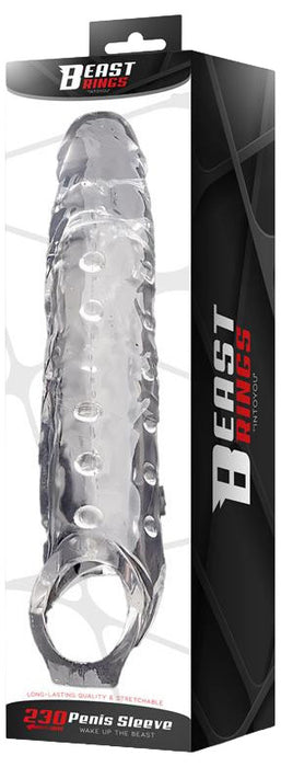 Gaine de pénis Clear pik dick 19 x 5cm