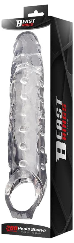 Gaine de pénis Clear piky dick 22 x 5cm