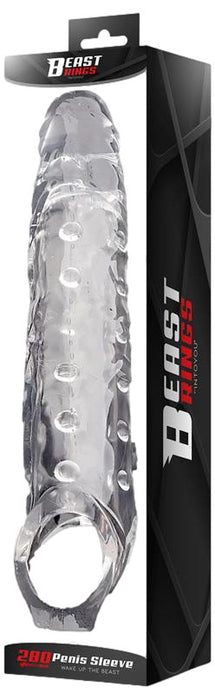 Gaine de pénis Clear piky dick 22 x 5cm