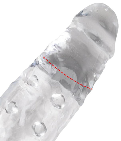 Gaine de pénis Clear piky dick 22 x 5cm