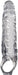 Gaine de pénis Clear piky dick 22 x 5cm