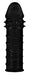 Gaine de pénis Extra Texture 16 x 4.5cm Noire