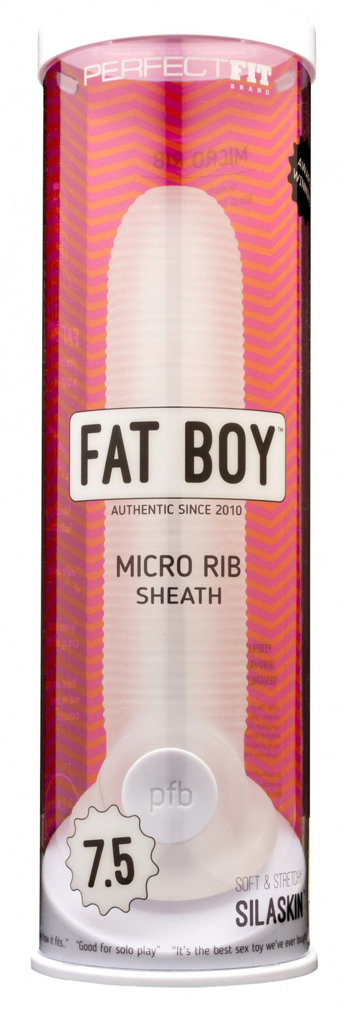 Gaine de pénis FAT BOY Micro Rib 19 cm