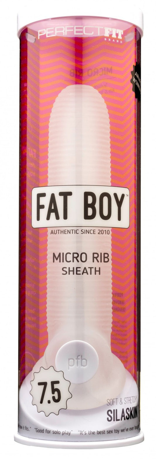 Gaine de pénis FAT BOY Micro Rib 19 cm