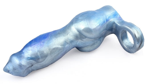 Gaine de pénis Knot 18 x 6.5 cm Bleu