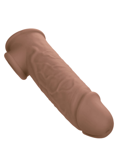 Gaine de pénis Life-like Extension 18 x 4.5cm Marron