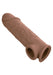 Gaine de pénis Life-like Extension 18 x 4.5cm Marron