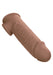 Gaine de pénis Life-like Extension 18 x 4.5cm Marron