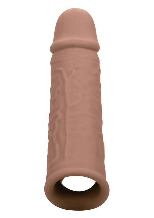 Gaine de pénis Life-like Extension 18 x 4.5cm Marron