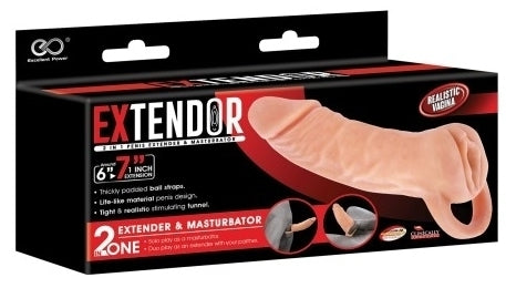 Gaine de pénis masturbateur Extendor 7 - 16 x 4.5cm
