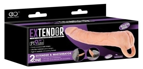 Gaine de pénis masturbateur Extendor 9 - 22 x 5cm