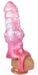 Gaine de pénis Monster Toadix 17 x 6cm Rose