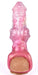 Gaine de pénis Monster Toadix 17 x 6cm Rose