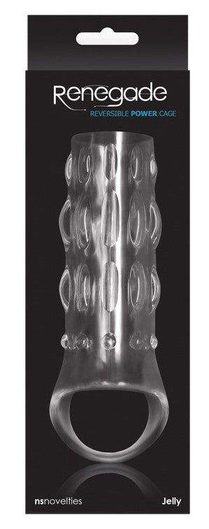 Gaine de pénis Power Cage 11 x 4cm Clear
