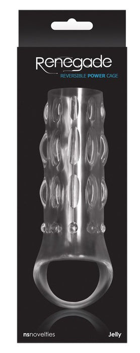 Gaine de pénis Power Cage 11 x 4cm Clear