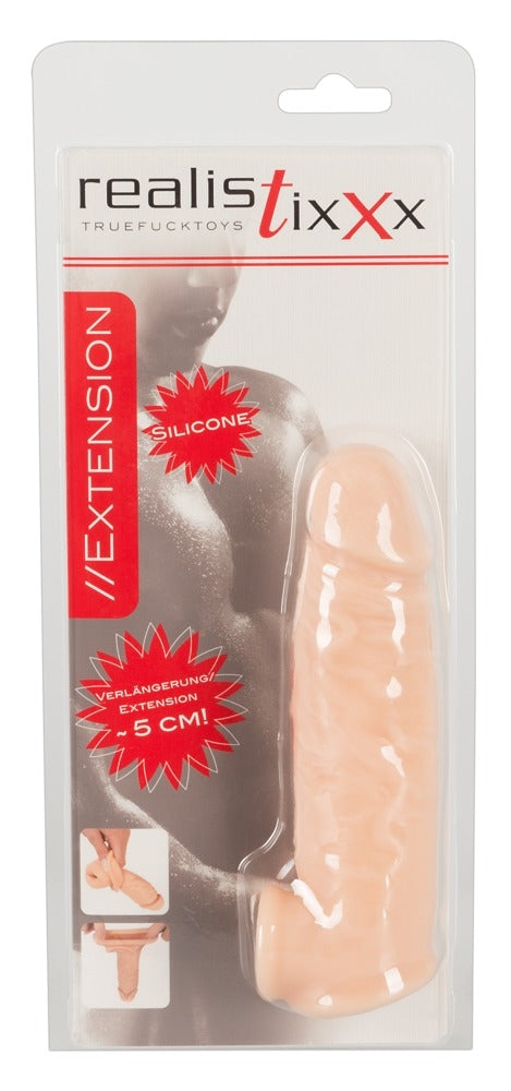 Gaine de pénis Realistic Extension 16.5 x 3.7cm