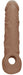 Gaine de pénis Realrock Curve 17 x 4.5cm Latino