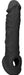 Gaine de pénis Realrock Curve 17 x 4.5cm Noire