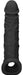 Gaine de pénis Realrock Curve 17 x 4.5cm Noire
