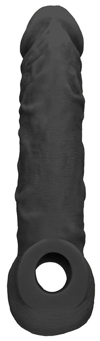 Gaine de pénis Realrock Curve 17 x 4.5cm Noire