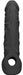Gaine de pénis Realrock Curve 17 x 4.5cm Noire
