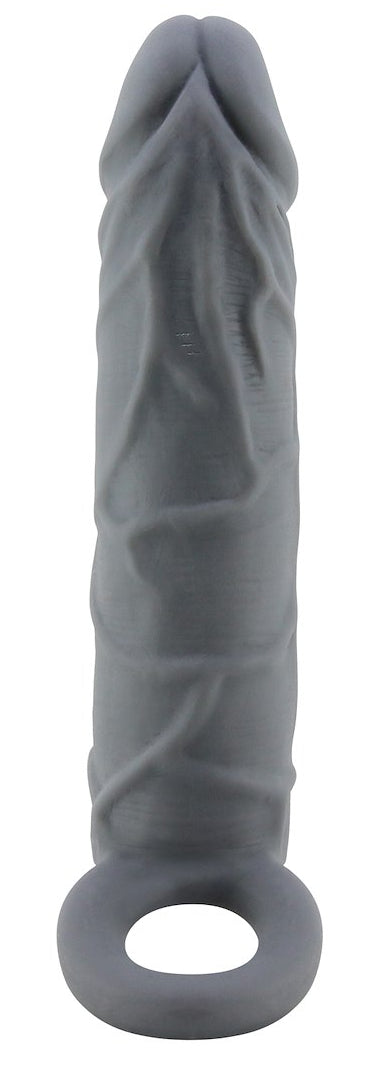 Gaine de pénis Realtick 16 x 3.8 cm Grise