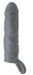 Gaine de pénis Realtick 16 x 3.8 cm Grise