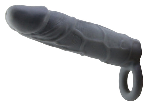 Gaine de pénis Realtick 16 x 3.8 cm Grise