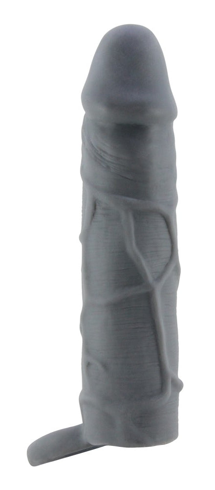 Gaine de pénis Realtick 16 x 3.8 cm Grise
