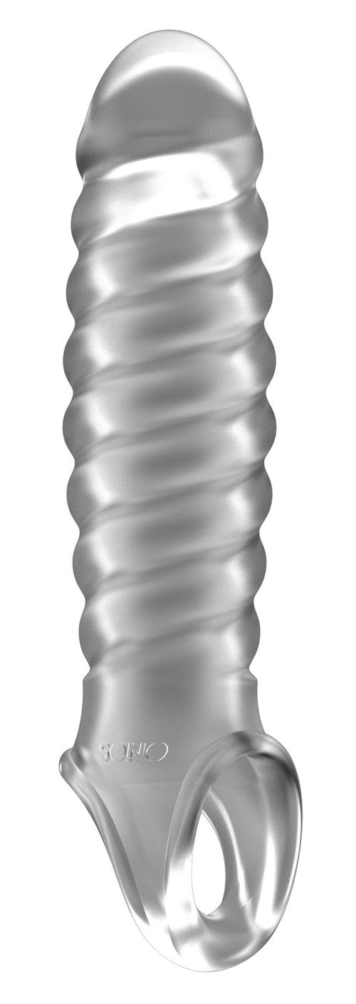 Gaine de pénis Ribby Penis Sono N32 - 11 x 3 cm Transparente