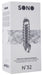 Gaine de pénis Ribby Penis Sono N32 - 11 x 3 cm Transparente