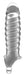 Gaine de pénis Ribby Penis Sono N32 - 11 x 3 cm Transparente