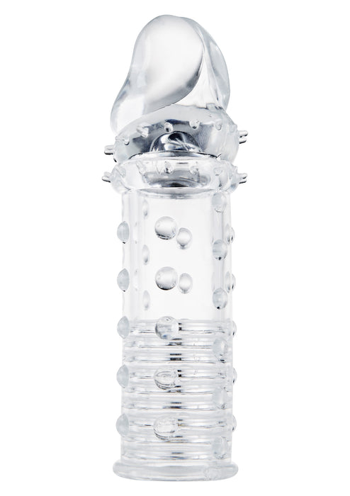 Gaine de pénis Stud Sleeve 15 x 4.2cm Transparente
