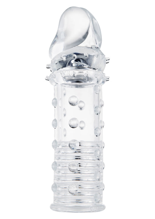 Gaine de pénis Stud Sleeve 15 x 4.2cm Transparente