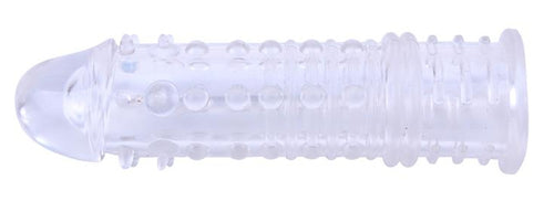 Gaine de pénis Swirls 16 x 4cm Transparente