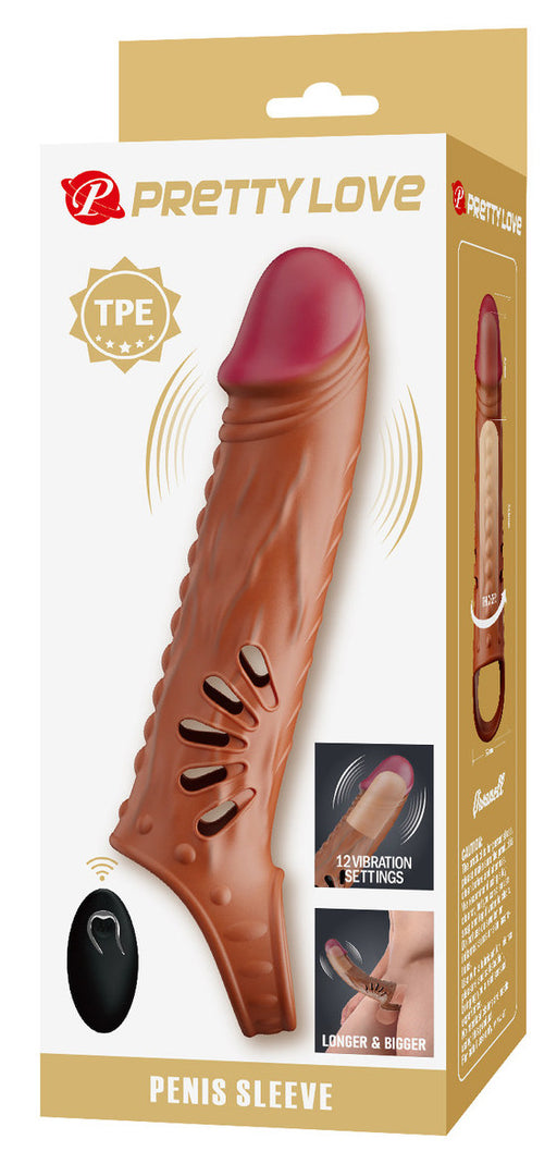 Gaine de pénis vibrante Bridess 20 x 4.5cm