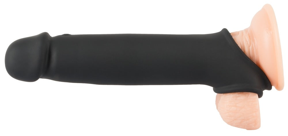 Gaine de pénis vibrante Extension Rebel 19 x 4.5cm