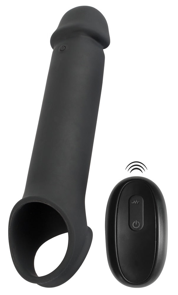 Gaine de pénis vibrante Extension Rebel 19 x 4.5cm