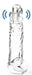 Gaine de pénis vibrante Extyvizz 13 x 3.5 cm Transparente