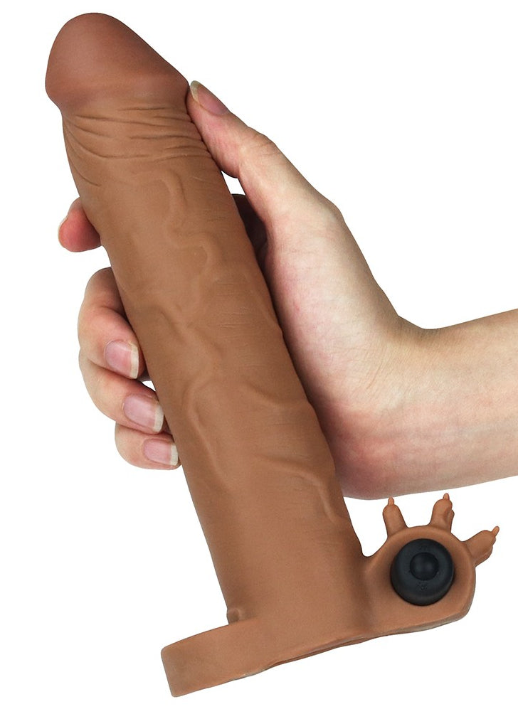 Gaine de pénis X-Tender N5 20 x 4 cm Marron