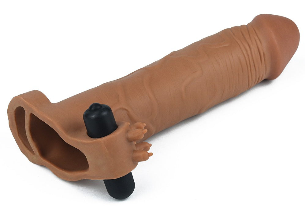 Gaine de pénis X-Tender N5 20 x 4 cm Marron