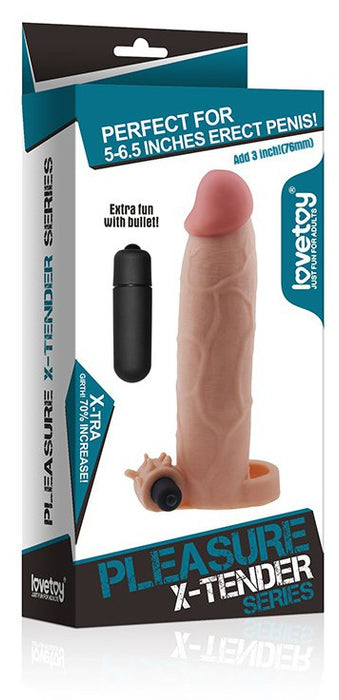 Gaine de pénis X-TENDER N6 21 x 4.5 cm