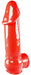 Gaine de pénis Zizi Megamen Bite 19 x 5 cm Rouge