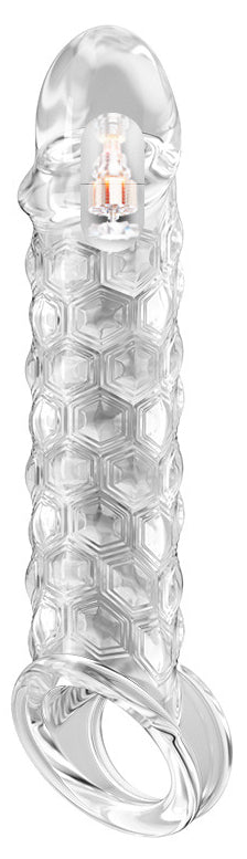 Gaine pénienne vibrante Mystic Hexa 15 x 4cm