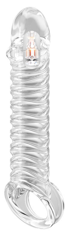 Gaine pénienne vibrante Mystic Infinite 15 x 4cm