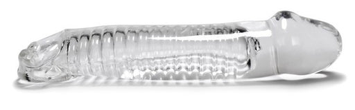 Gaine pour pénis Muscle Oxballs 24 x 5 cm transparente