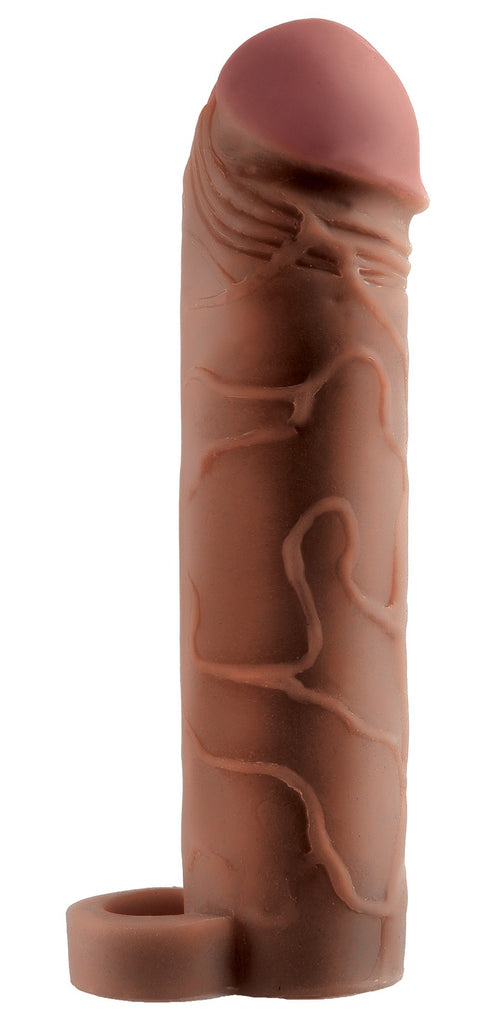 Gaine pour pénis Perfect Extension 18 x 4.5cm marron
