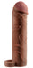 Gaine pour pénis Perfect Extension 18 x 4.5cm marron